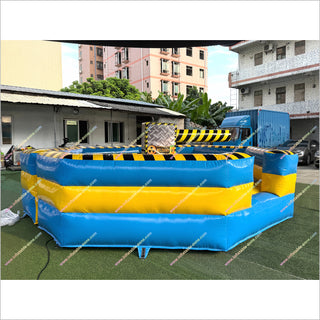 Inflatable Meltdown Sweeper Obstacle Challenge Game Inflatable Wipeout Eliminator Toxic Meltdown For Sale