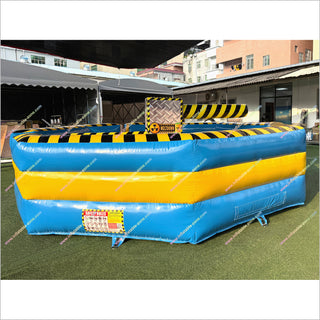 Inflatable Meltdown Sweeper Obstacle Challenge Game Inflatable Wipeout Eliminator Toxic Meltdown For Sale