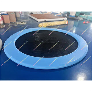 Floating Ring Inflatable Pool Hammock Floating Island Trampoline Inflatable Water Hammock Float