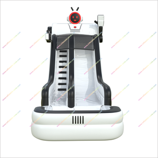 Robot-Themed Water Slide And Splash Pool Fun Party Ideas Outdoor Inflatable Water Slide For Adults