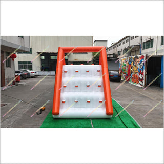 Inflatable Water Slide Floating Game Climbing Mountain Triangle Slides Inflatable Water Toys For Lake
