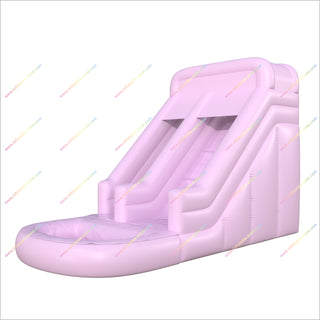 Bounce House Water Slide Pastel Pool Garden Outdoor Play Commercial Inflatable Water Slide For Adults