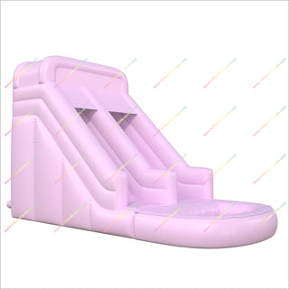 Bounce House Water Slide Pastel Pool Garden Outdoor Play Commercial Inflatable Water Slide For Adults