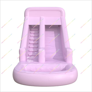 Bounce House Water Slide Pastel Pool Garden Outdoor Play Commercial Inflatable Water Slide For Adults