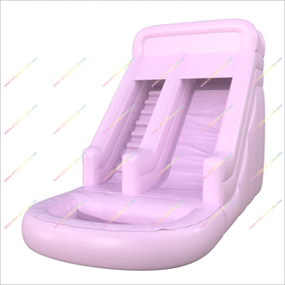 Bounce House Water Slide Pastel Pool Garden Outdoor Play Commercial Inflatable Water Slide For Adults