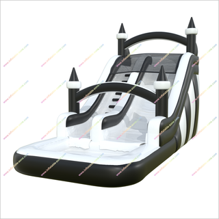 Black And White Water Slide Blow Up Pool Buy Commercial Playground Equipment Inflatable Water Slide For Pool Rental