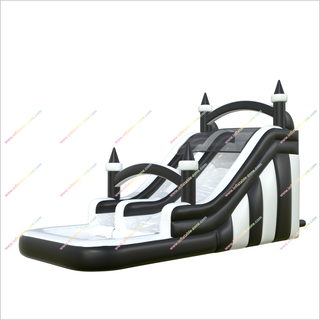 Black And White Water Slide Blow Up Pool Buy Commercial Playground Equipment Inflatable Water Slide For Pool Rental