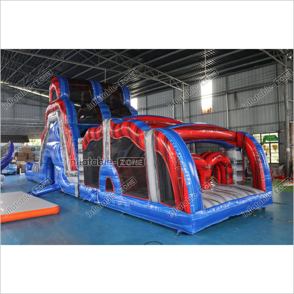 Water Inflatable Course Near Me Large Inflatable Water Slide Obstacle Course Birthday Party Jump Near ...