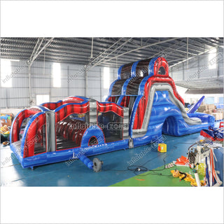 Water Inflatable Course Near Me Large Inflatable Water Slide Obstacle Course Birthday Party Jump Near
