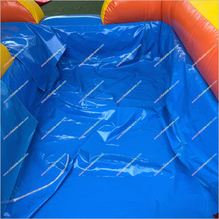 Backyard Blow Up Water Slide Commercial Wet Dry Combo Bounce House Inflatable Water Slide With Big Pool