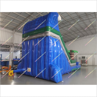 Tall Inflatable Palm Tree Blow Up Water Slide Bounce House Inflatable Water Slide For Above Ground Pool