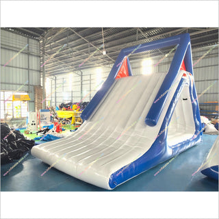 Triangle Inflatable Water Park Equipment Floating Island Commercial Inflatable Water Slides For Sale