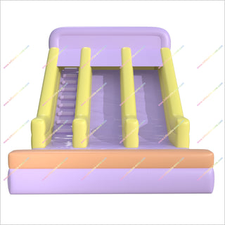 Pastel Party Ultimate Dual Water Slide Inflatable Big Swimming Pool Inflatable Water Slides For Yard