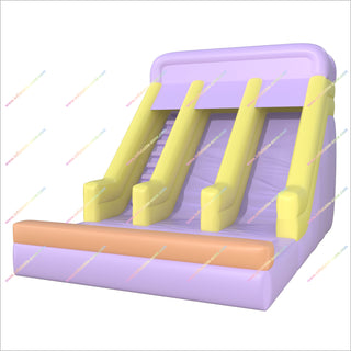 Pastel Party Ultimate Dual Water Slide Inflatable Big Swimming Pool Inflatable Water Slides For Yard