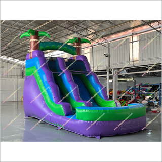Purple Crush Inflatable Water Slides Into Pool Buy Soft Play Equipment Waterslide Pool Near Me