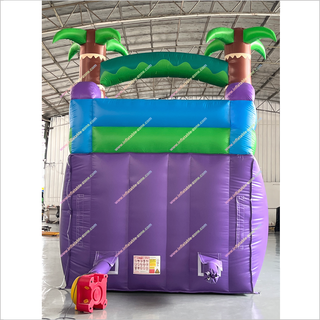 Purple Crush Inflatable Water Slides Into Pool Buy Soft Play Equipment Waterslide Pool Near Me
