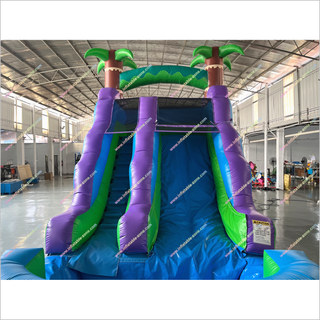 Purple Crush Inflatable Water Slides Into Pool Buy Soft Play Equipment Waterslide Pool Near Me