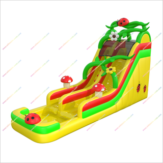 Best Deals On Inflatable Water Slides Ladybugs Mushrooms And Flowers Backyard Water Slides For Pools