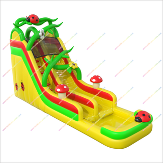 Best Deals On Inflatable Water Slides Ladybugs Mushrooms And Flowers Backyard Water Slides For Pools