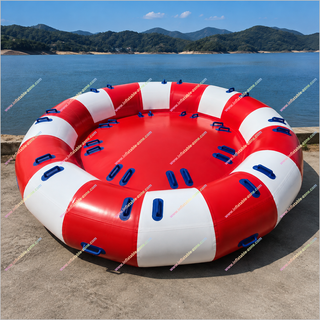Inflatable Water Spinner Gyro Spinning Tube Towable Inflatable Flying Disco Boat Towable