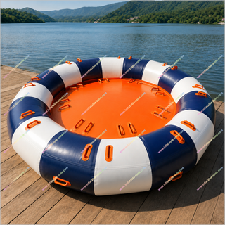 Spinning Towable Tube Water Inflatable Spinner Gyro UFO Float Saturn Inflatable Boat For Sale