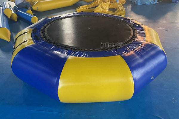 Inflatable Water Trampoline Inflatable Jumping Bed Floating Round Inflatable Water Jumper Bounce Equipment