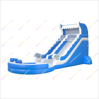 Fun Family Games Water Slide Inflatable Rental Near Me Dolphin Pool Inflatable Waterslide For Adults