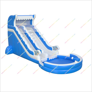 Fun Family Games Water Slide Inflatable Rental Near Me Dolphin Pool Inflatable Waterslide For Adults