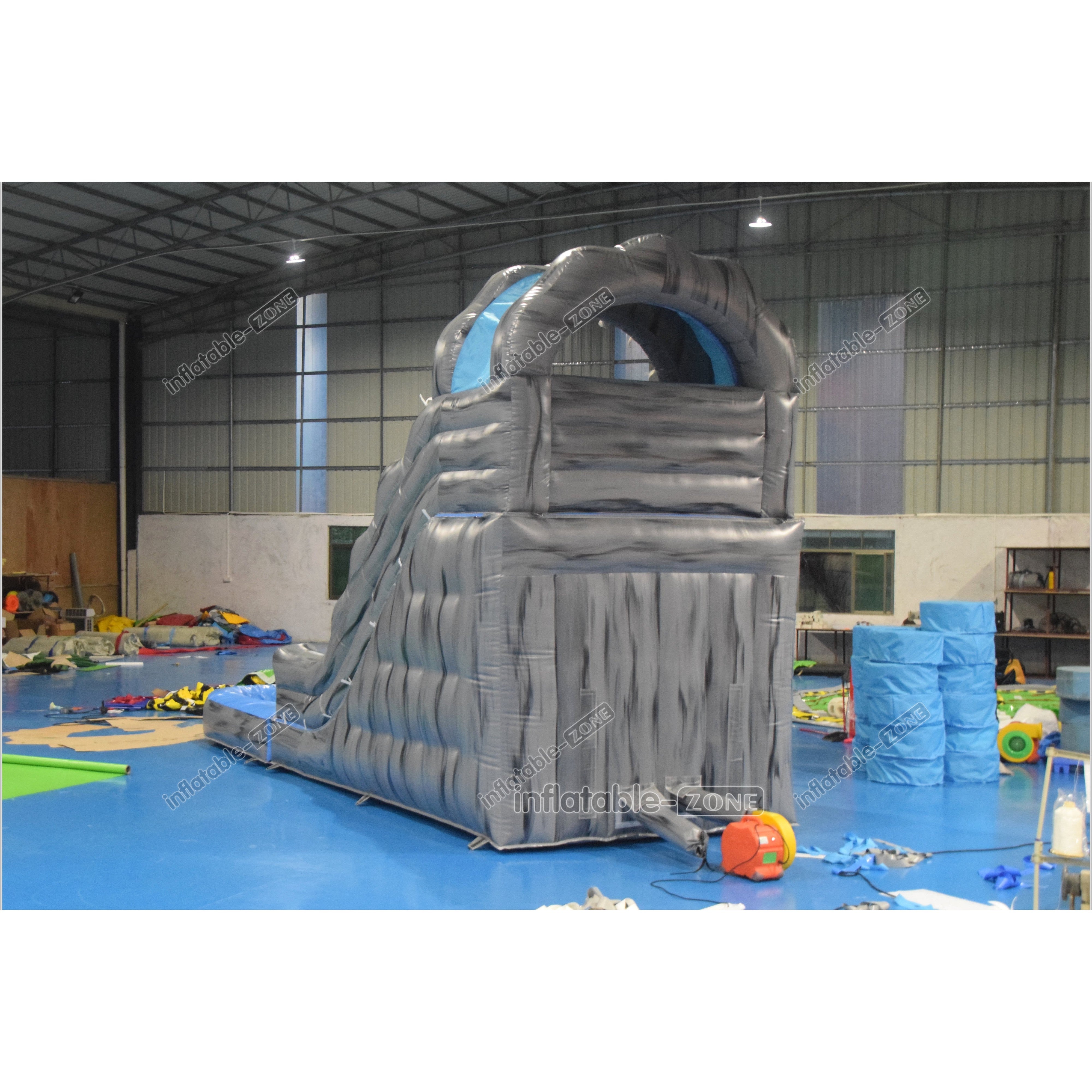 Big Wave Inflatable Gray Marble Inflatable Wave Waterslide Kids Pool Birthday Party Water ...