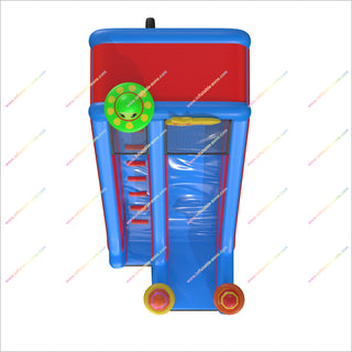 Inflatable Space Jump And Slide Bounce House Amusement Center Inflatable Wet And Dry Slide For Adventure Parks