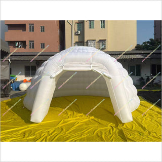 grote tent te koop Large Party House Inflatable White Dome Tent Blow Up Camping Tent Infl
