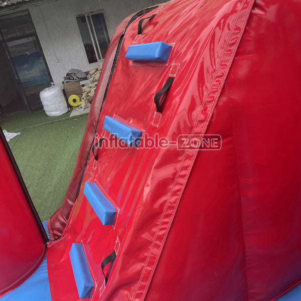 Inflatable Wipeout Big Red Ball Challenge Game Inflatable Obstacle Course Run Game Wiped Out