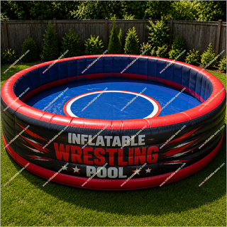 Large Party Game Inflatable Wrestling Pool Backyard Water Play Area Inflatable Pool Wrestling Challenge