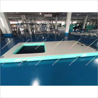 Floating Fishing Platform Inflatable Yacht Dock Floating Island Swimming Pool Inflatable Raft Boat
