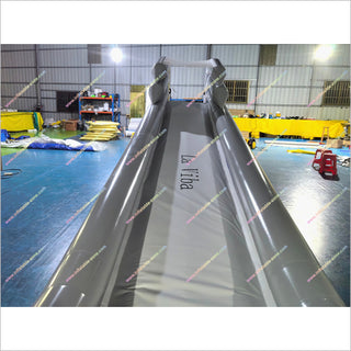 Luxury Inflatable Yacht Lake Float Dock Waterslide Inflatable Floating Yacht Water Slide For Sale