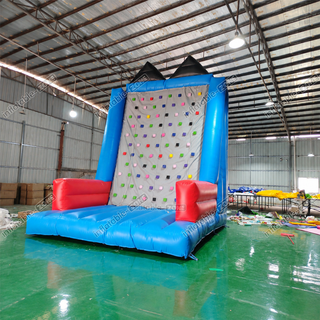 Reach new heights of fun with our Giant Inflatable Climbing Wall! Perfect for parties and events, this inflatable sports game provides a thrilling rock climbing experience. Complete with a safety mattress, it ensures a safe and exciting adventure for climbers of all ages. Get ready to conquer this inflatable challenge at your next party!