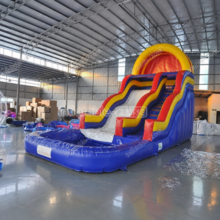 Make a splash with our Huge Inflatable Water Slide! Crafted from commercial-grade materials, this massive slide ensures hours of aquatic fun for all. Perfect for parties, events, or simply beating the heat. Dive into excitement and order now for an unforgettable summer adventure!