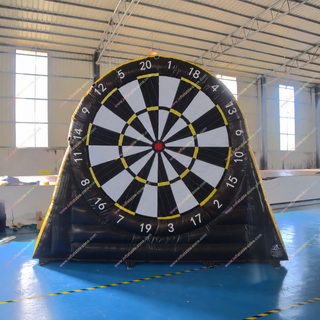 Bring the thrill of soccer and darts together with our Inflatable Dart Board! Perfect for parties, events, or team-building fun, this giant game challenges players to kick velcro soccer balls onto the oversized dartboard. Easy to set up, durable, and guaranteed to provide hours of competitive entertainment!