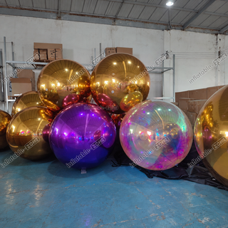 Add a touch of disco glamour to any event with our Inflatable Disco Mirror Balls! These huge inflatable reflective balloons bring the party to life with their dazzling presence. Elevate your decorations and create an unforgettable atmosphere with these eye-catching disco ball inflatables!