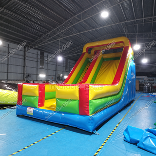 Introducing our Inflatable Tropical Water Slide! Bring the beach vibe to your backyard with this colorful and exhilarating blow-up slide. Perfect for hot summer days, it offers hours of refreshing fun for kids and adults alike. With its tropical theme and sturdy construction, it's the ultimate addition to any outdoor gathering. Get ready to make a splash and create unforgettable memories!