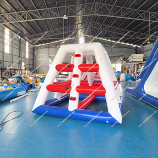 Make a splash with the Inflatable Floating Climbing Pyramid! This water park tower features a climbing ladder, slides, and fun games, perfect for pools, lakes, or backyard water adventures. Built with durable materials, it provides hours of safe, exciting floating fun for kids and adults alike.