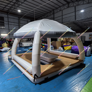 Enjoy the ultimate relaxation with the Inflatable Floating Tent! Perfect for lakes, pools, or open waters, this leisure platform provides a shaded space to unwind or play. Durable and spacious, it’s great for lounging, socializing, or water games. Elevate your outdoor adventures with this floating amusement essential!