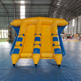 Soar over the waves with our Inflatable Flying Fish! This water sports equipment turns any day at the beach into an adventure. Perfect for thrill-seekers, it's an exhilarating ride on the waves. Get ready to fly and make a splash with this exciting addition to your water games!