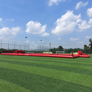 Elevate your game with our Inflatable Football Field! This versatile pitch features four goals, perfect for action-packed matches. Whether you're hosting a tournament or a backyard scrimmage, it's easy to set up and built to last. Get ready to kick off endless soccer fun with our inflatable football court!