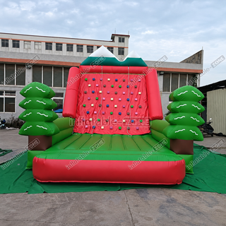 Experience the thrill of the outdoors with our Inflatable Forest Theme Climbing Wall Bouncer! Featuring vibrant red and blue colors, this inflatable sports climbing game offers endless fun for all ages. Perfect for parties, events, and backyard adventures, it’s designed for safety and excitement. Get ready for hours of climbing and bouncing fun!