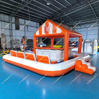 Host unforgettable outdoor gatherings with this inflatable pool featuring built-in seats and a convenient bar for ultimate relaxation. Perfect for backyard parties, rentals, events, and adult entertainment, this large swimming pool offers plenty of space to socialize and cool off. Made from durable, commercial-grade materials, it inflates quickly and delivers lasting performance for every summer celebration.