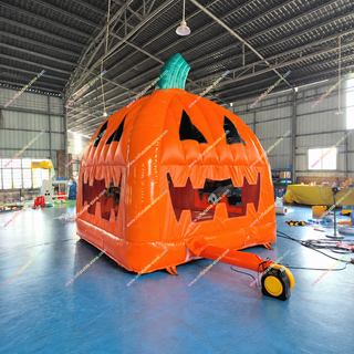 Celebrate spooky fun with our Inflatable Pumpkin Halloween Orange Bounce House! Shaped like a giant Jack O’ Lantern, this jumper brings excitement to parties, events, and seasonal celebrations. Durable, safe, and easy to set up, it’s perfect for kids to bounce, jump, and play. A fun Halloween inflatable rental that adds thrills to any event near you.