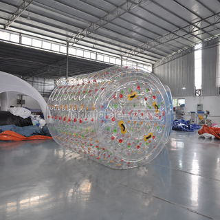 Roll on the water in style with our Inflatable Roller Bubbles Water Rolling Ball! This giant inflatable hamster roller wheel provides endless fun and excitement for both kids and adults. Perfect for pool parties or beach outings, it guarantees laughter and unforgettable memories. Get ready to make a splash with our water rolling ball!