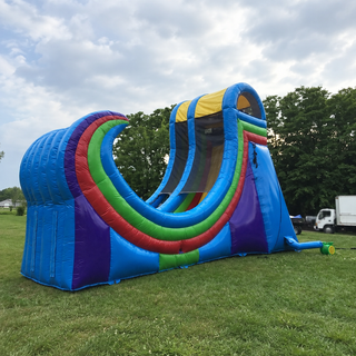 Experience the whirlwind of fun with our Inflatable Slide Cyclone! This blow-up dry slide is perfect for commercial settings, offering a thrilling splash of excitement for all ages. Whether it's a slip, slide, or jump, this inflatable promises endless fun and laughter. Get ready to make a splash at your next event with this ultimate fun slide!