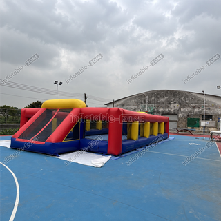 Kick off the fun with our Inflatable Soccer Field! This funny blow-up soccer field transforms any space into a lively football arena. Perfect for sports events or backyard games, it guarantees laughter and excitement for players of all ages. Get ready to score big and create unforgettable memories with our inflatable sports game!